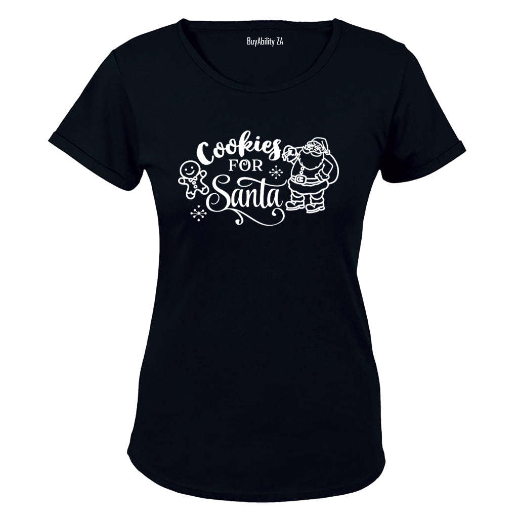 Christmas Cookies For Santa - Ladies - T-Shirt