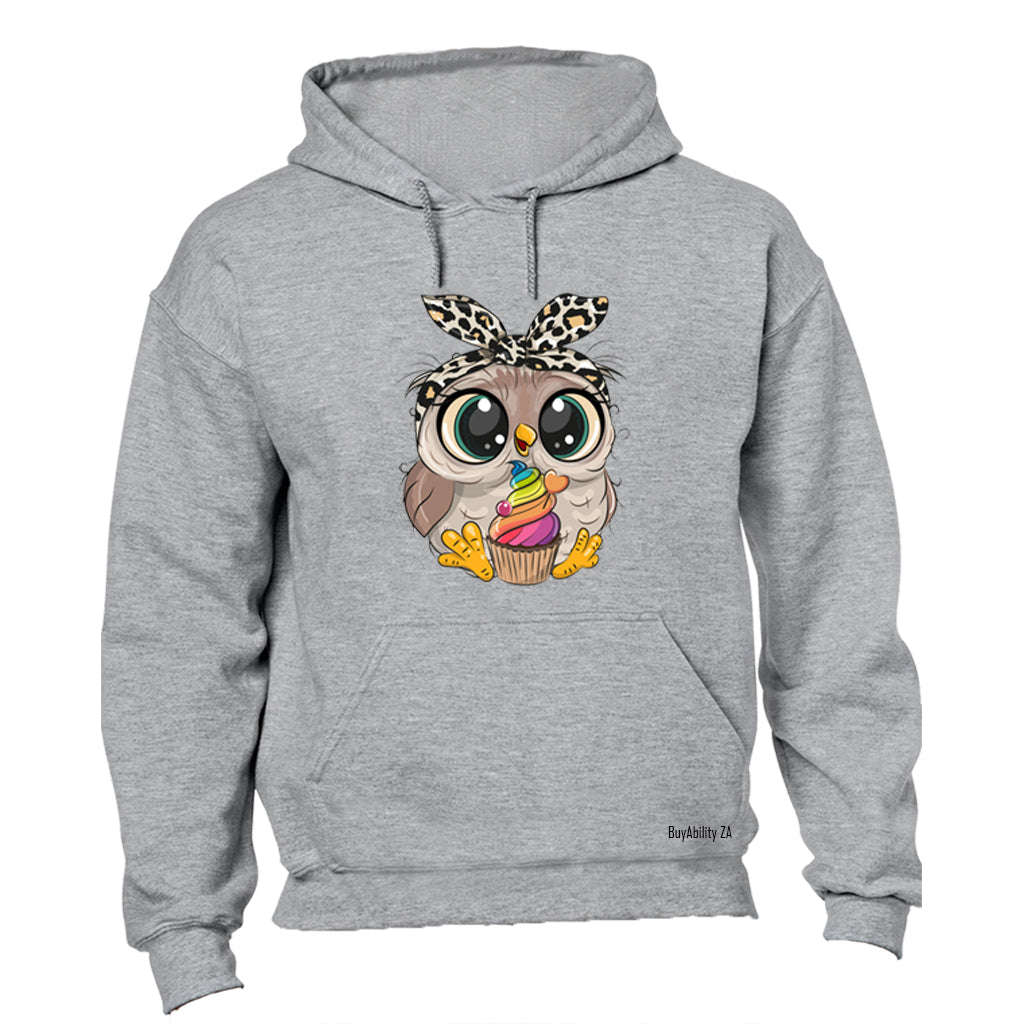 Cupcake Headband Owl - Hoodie