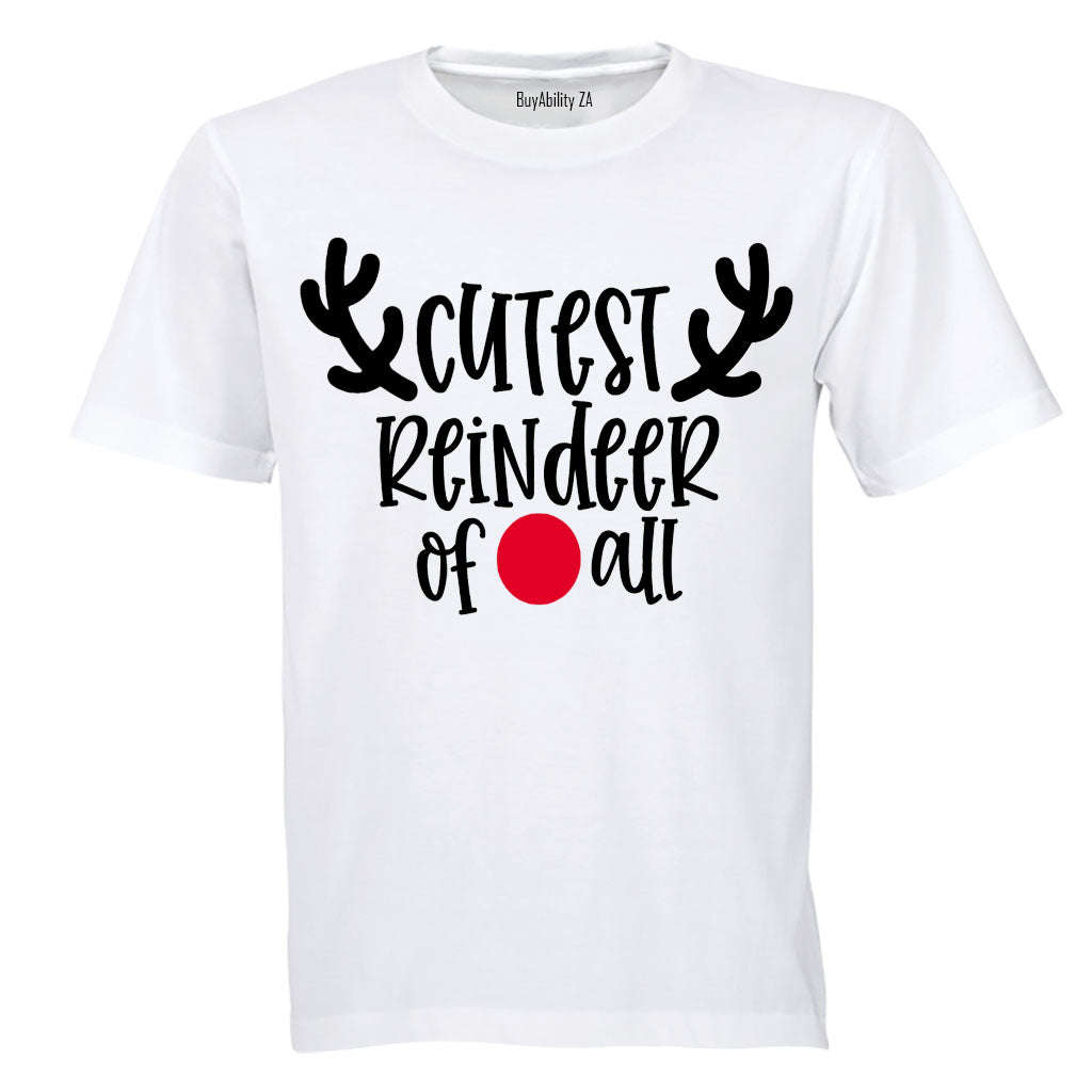 Cutest Reindeer of All - Christmas - Kids T-Shirt