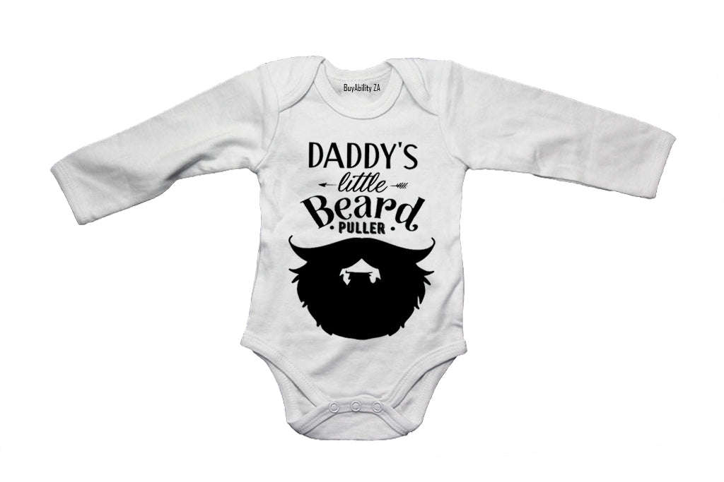 Daddy's Little Beard Puller - Baby Grow