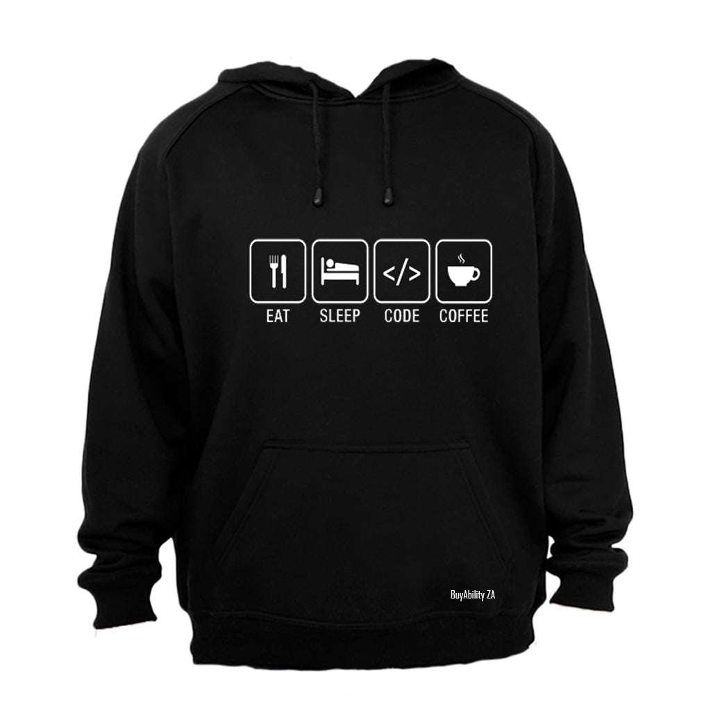 Eat - Sleep - Code - Coffee - Hoodie