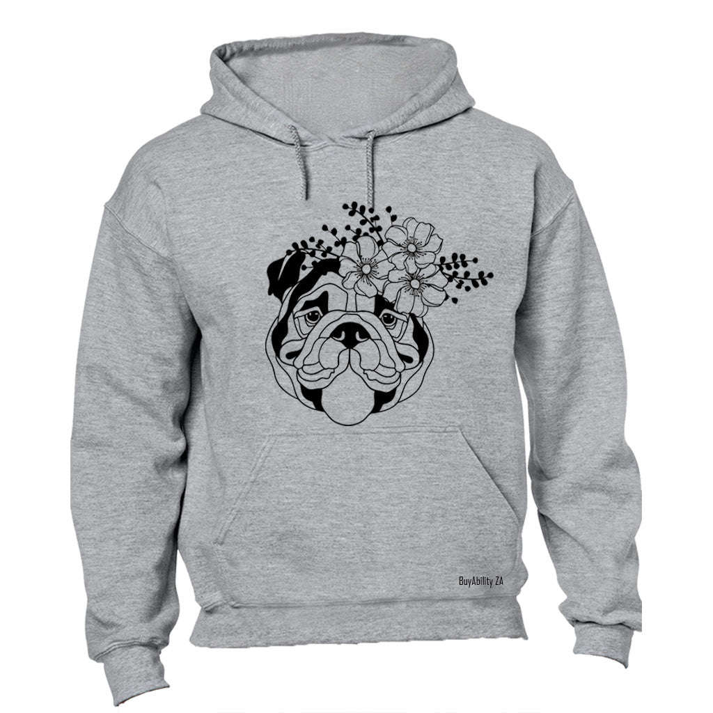 Flower Bulldog - Hoodie