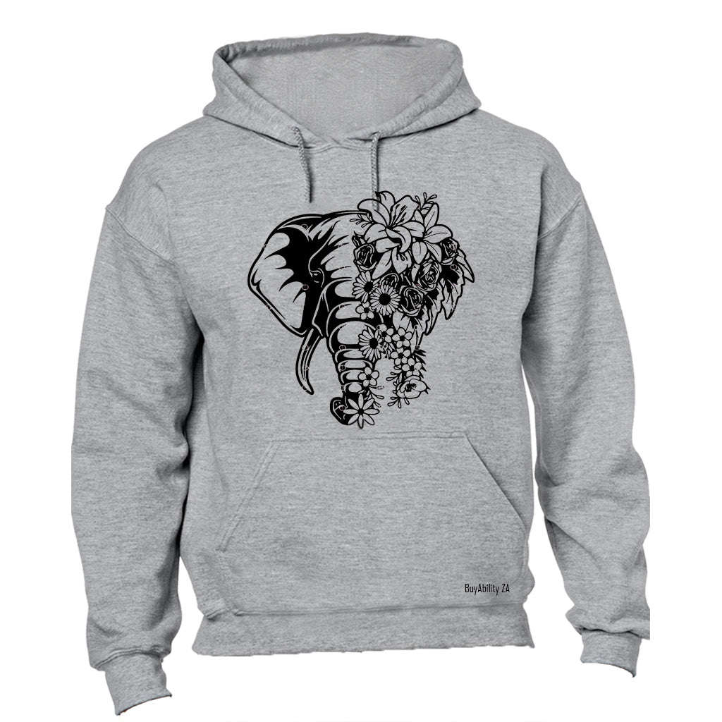 Flower Elephant - Hoodie