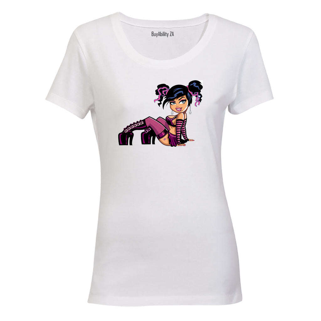 Goth Girl, Pink Punk - Ladies - T-Shirt