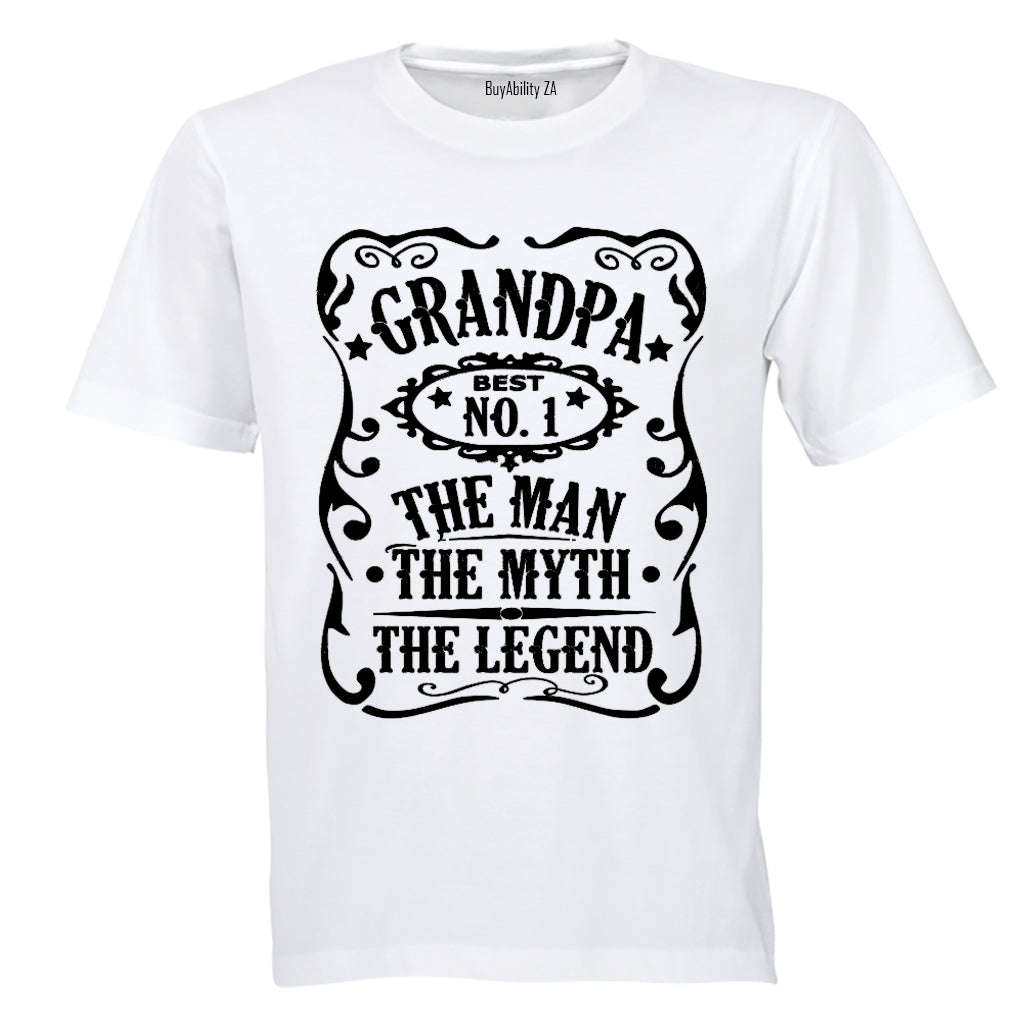Grandpa - The Man. Myth. Legend - Adults - T-Shirt
