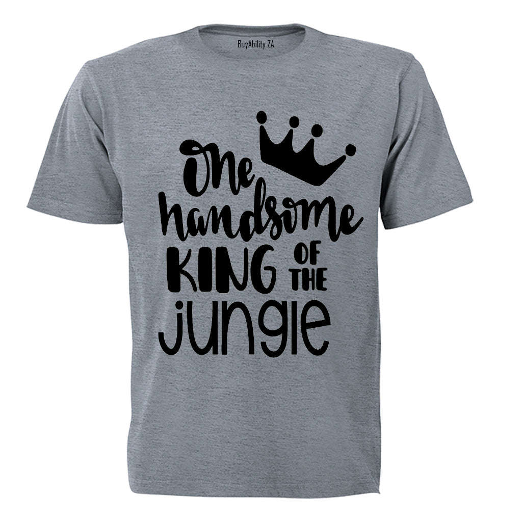 One Handsome King of the Jungle - Kids T-Shirt