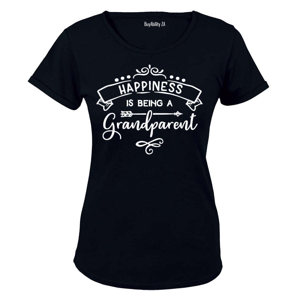 Happiness is being a Grandparent - Ladies - T-Shirt