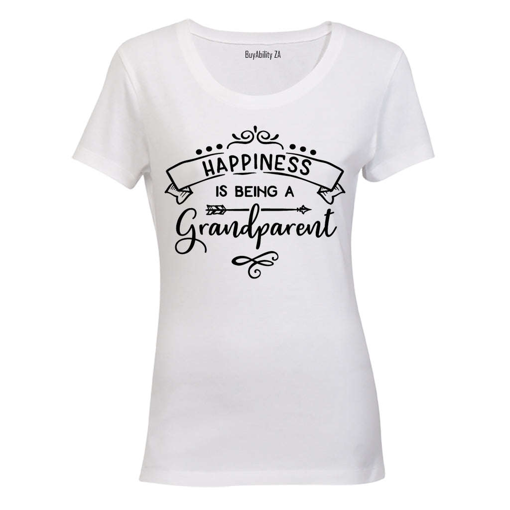 Happiness is being a Grandparent - Ladies - T-Shirt