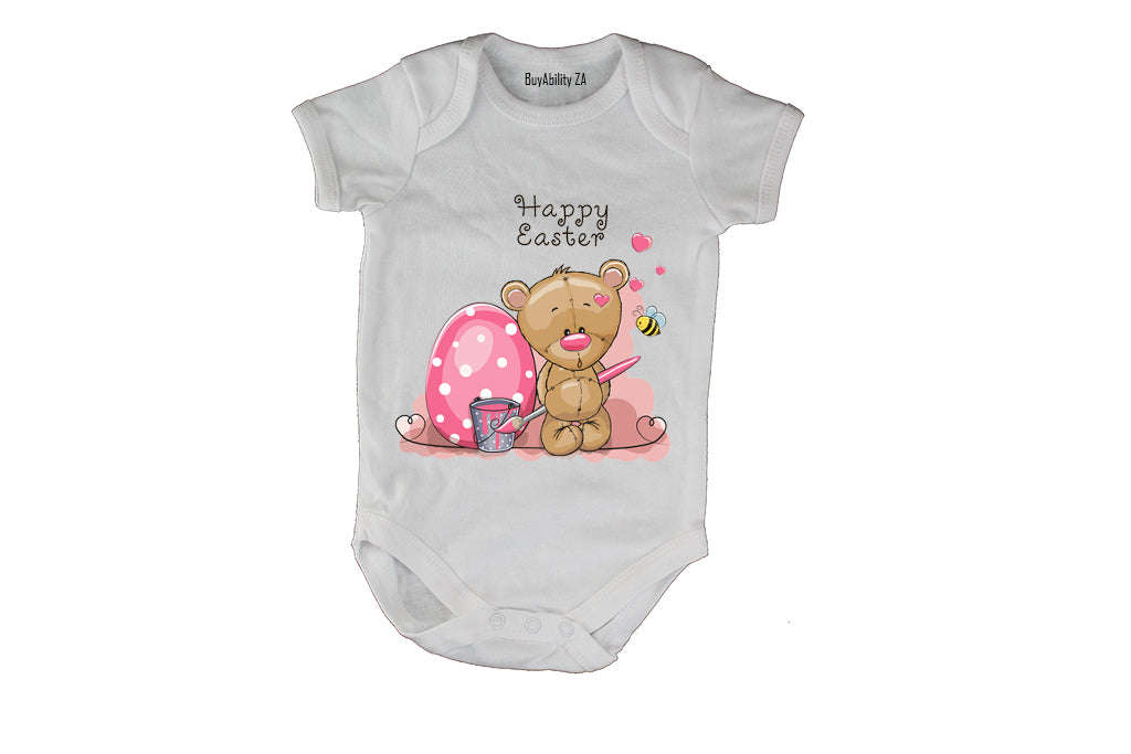 Happy Easter - Teddy - Baby Grow