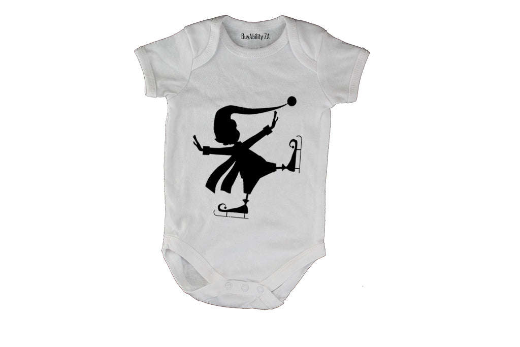 Ice Skating Elf! - Baby Grow