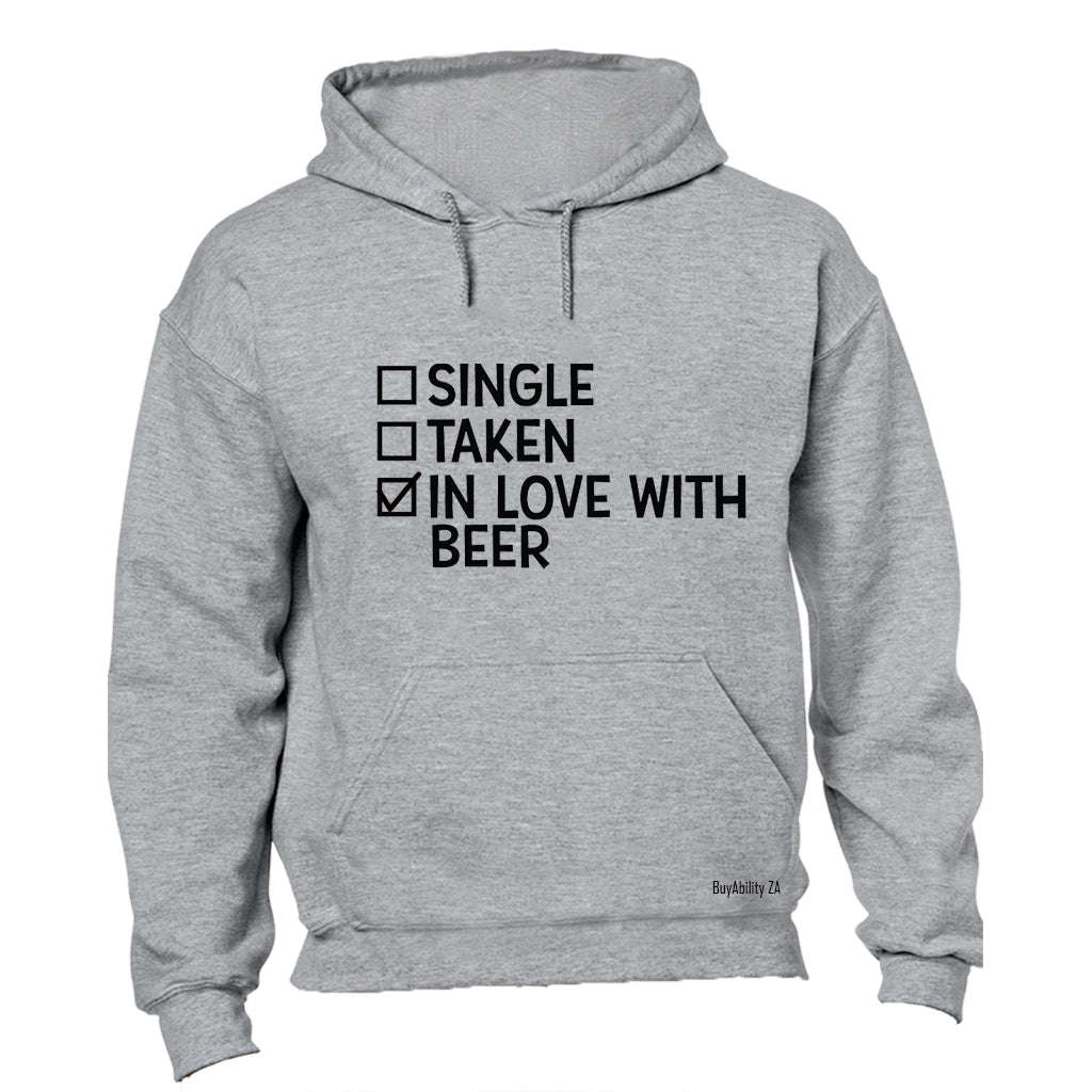In Love With BEER - Valentine - Hoodie