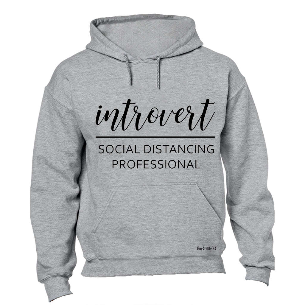 Introvert - Social Distancing Professional - Hoodie