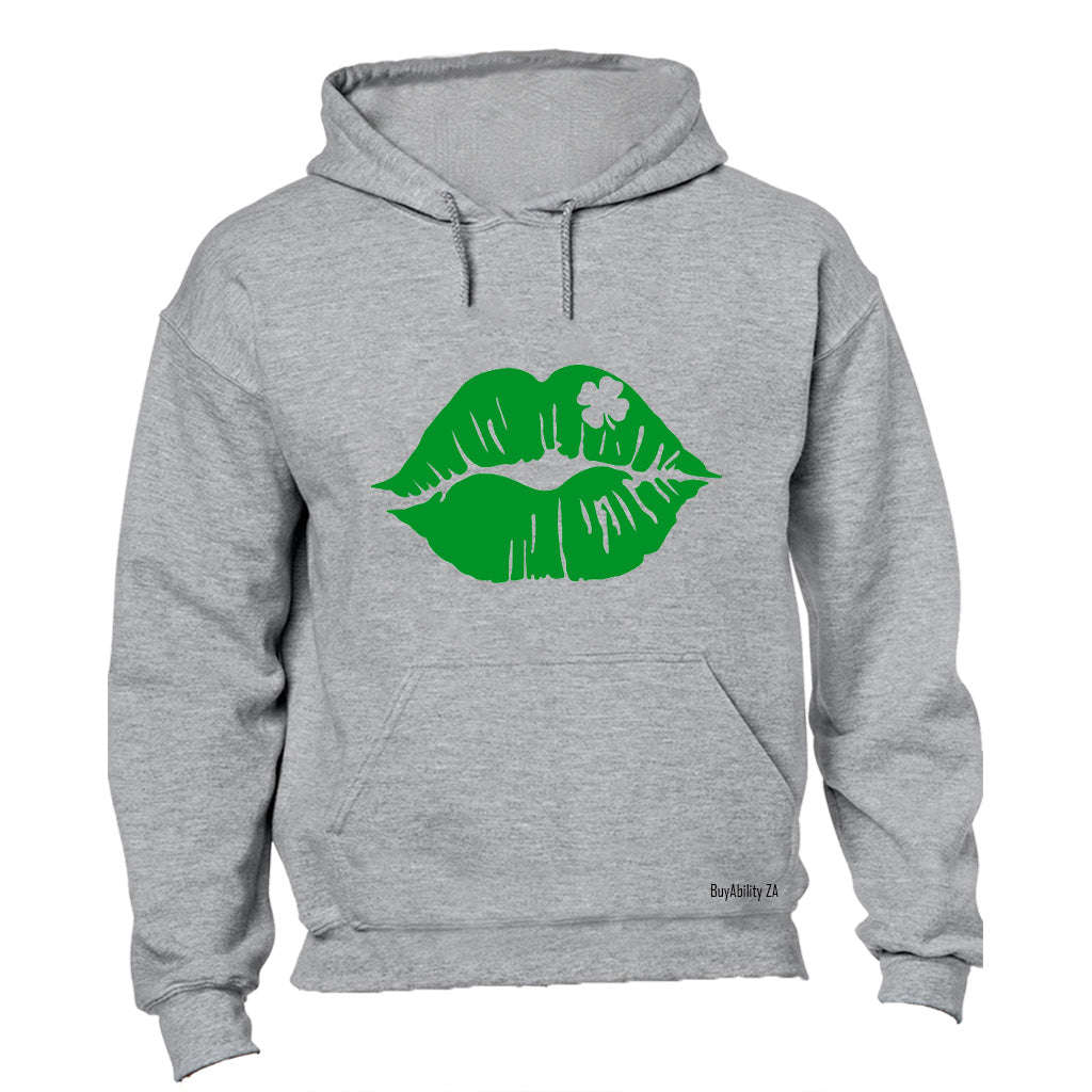 Irish Kiss - Lips - St. Patrick's Day - Hoodie