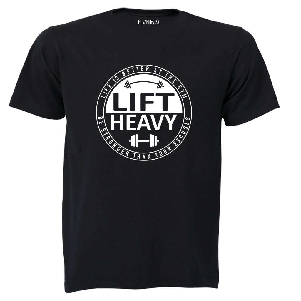 Lift Heavy - Gym - Adults - T-Shirt