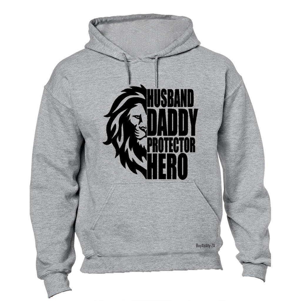 Lion - Husband. Daddy - Hoodie