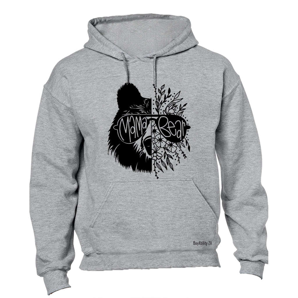 Mama Bear - Floral - Hoodie