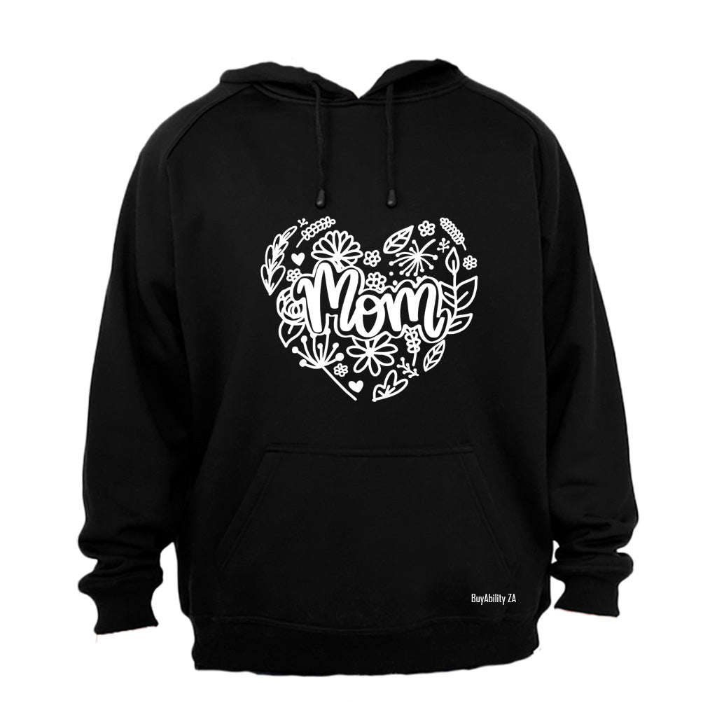 Mom - Floral Heart - Hoodie