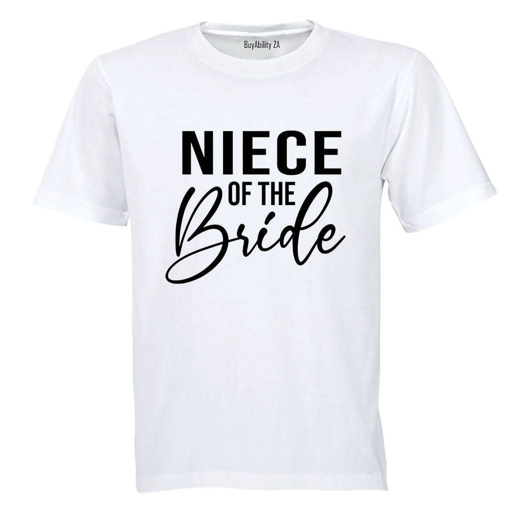 Niece of The Bride - Kids T-Shirt
