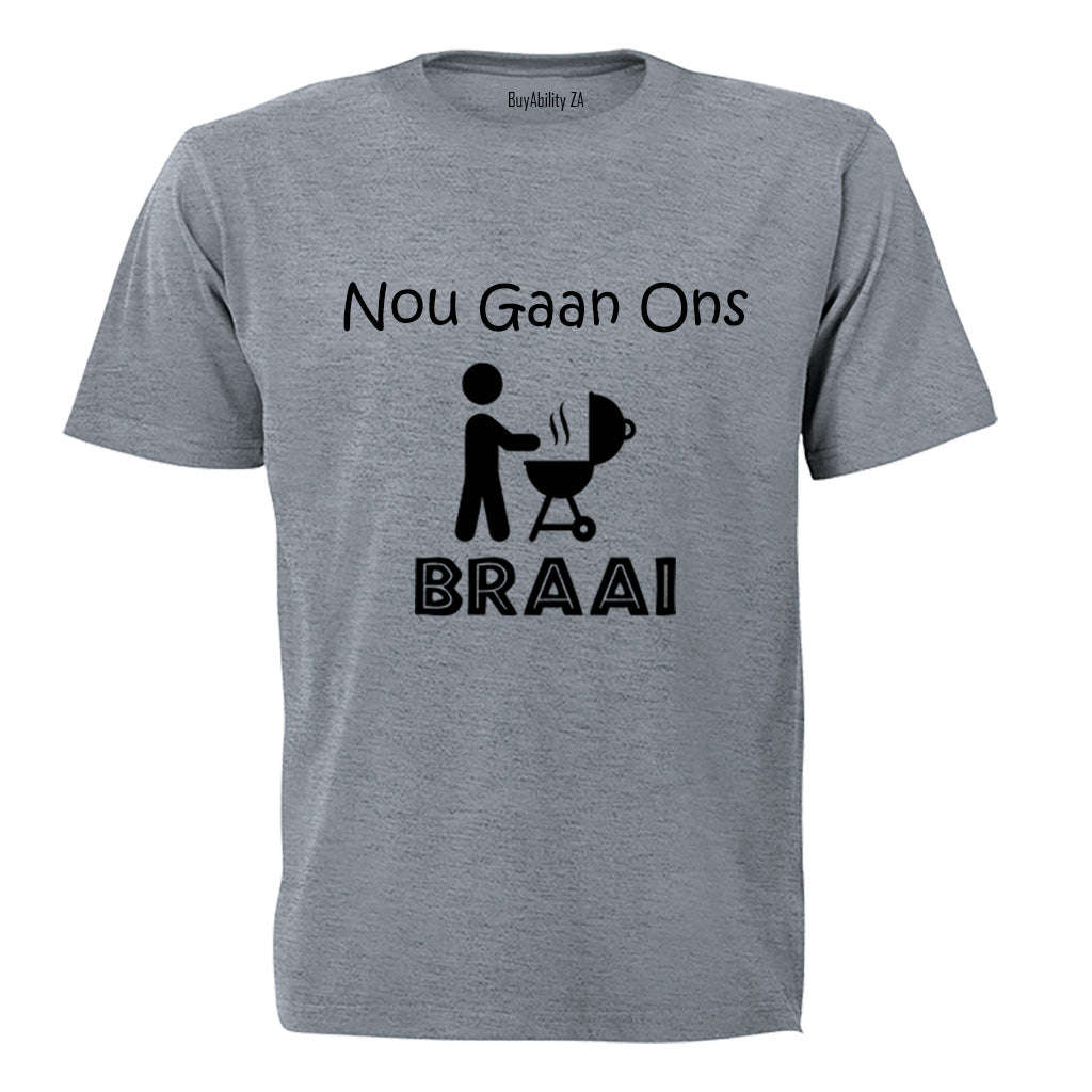 Nou Gaan Ons Braai! - Adults - T-Shirt