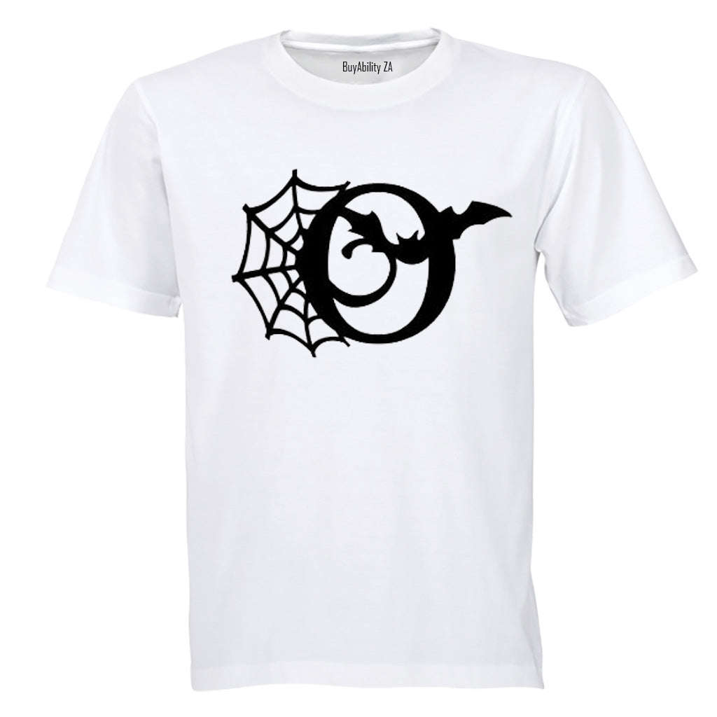 O - Halloween Spiderweb - Kids T-Shirt