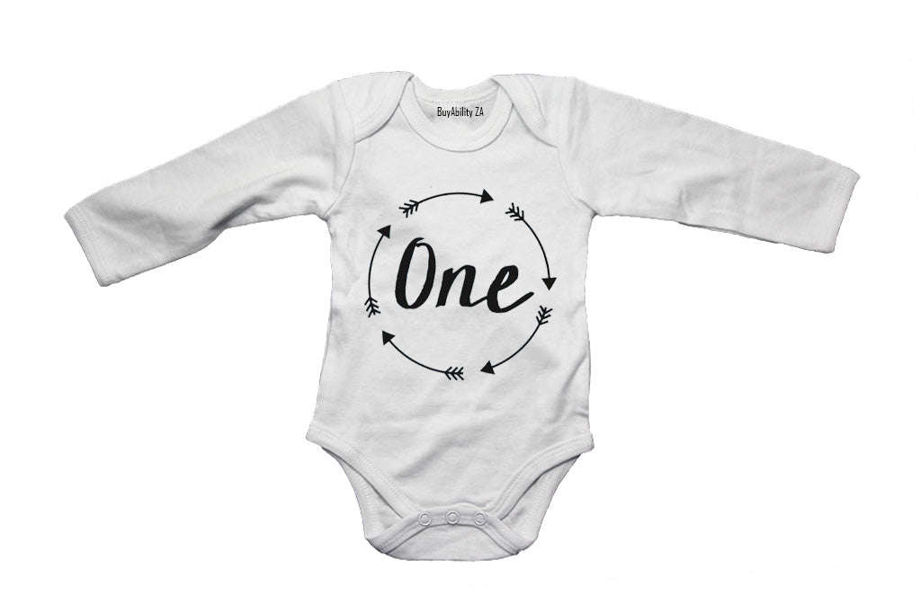 One - Circular Design - Baby Grow
