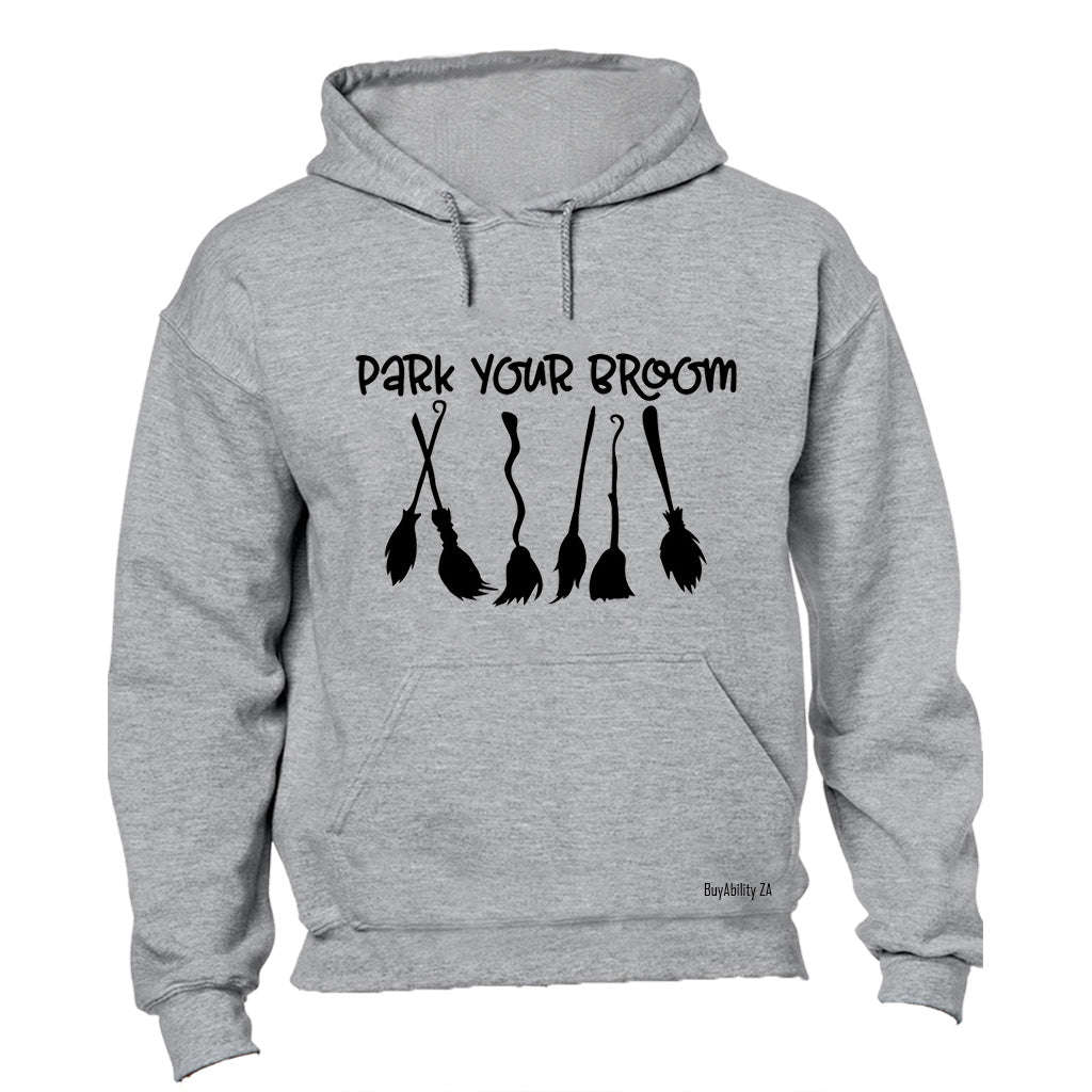 Park Your Broom - Halloween - Hoodie