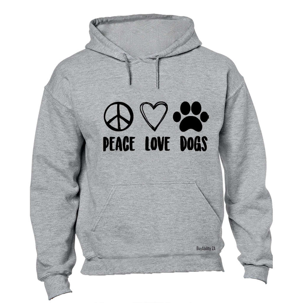 Peace. Love. Dogs - Hoodie