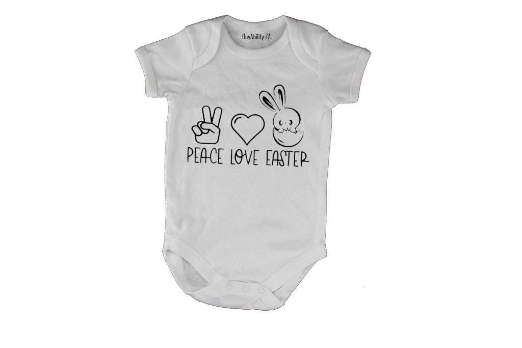 Peace. Love. Easter - Baby Grow