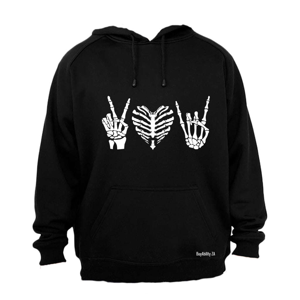 Peace. Love. Rock - Hoodie