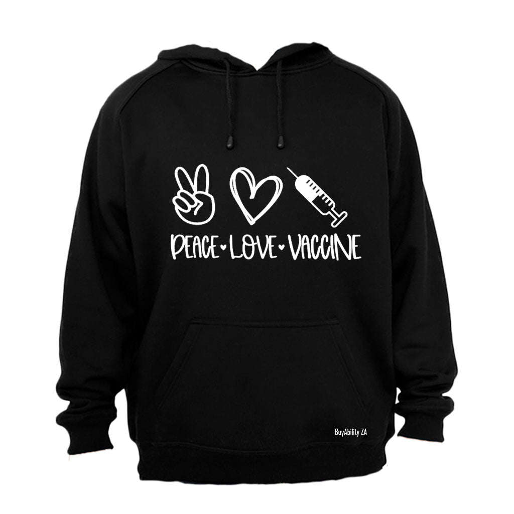 Peace. Love. Vaccine - Hoodie