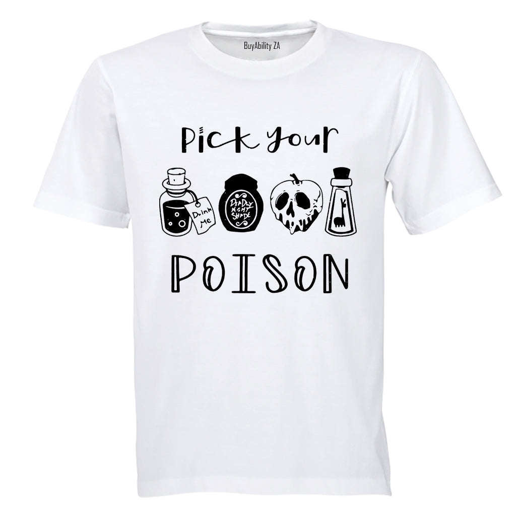 Pick Your Poison - Halloween - Adults - T-Shirt