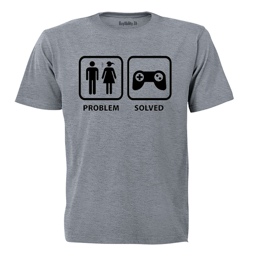 Problem Solved - Gamers! - Adults - T-Shirt