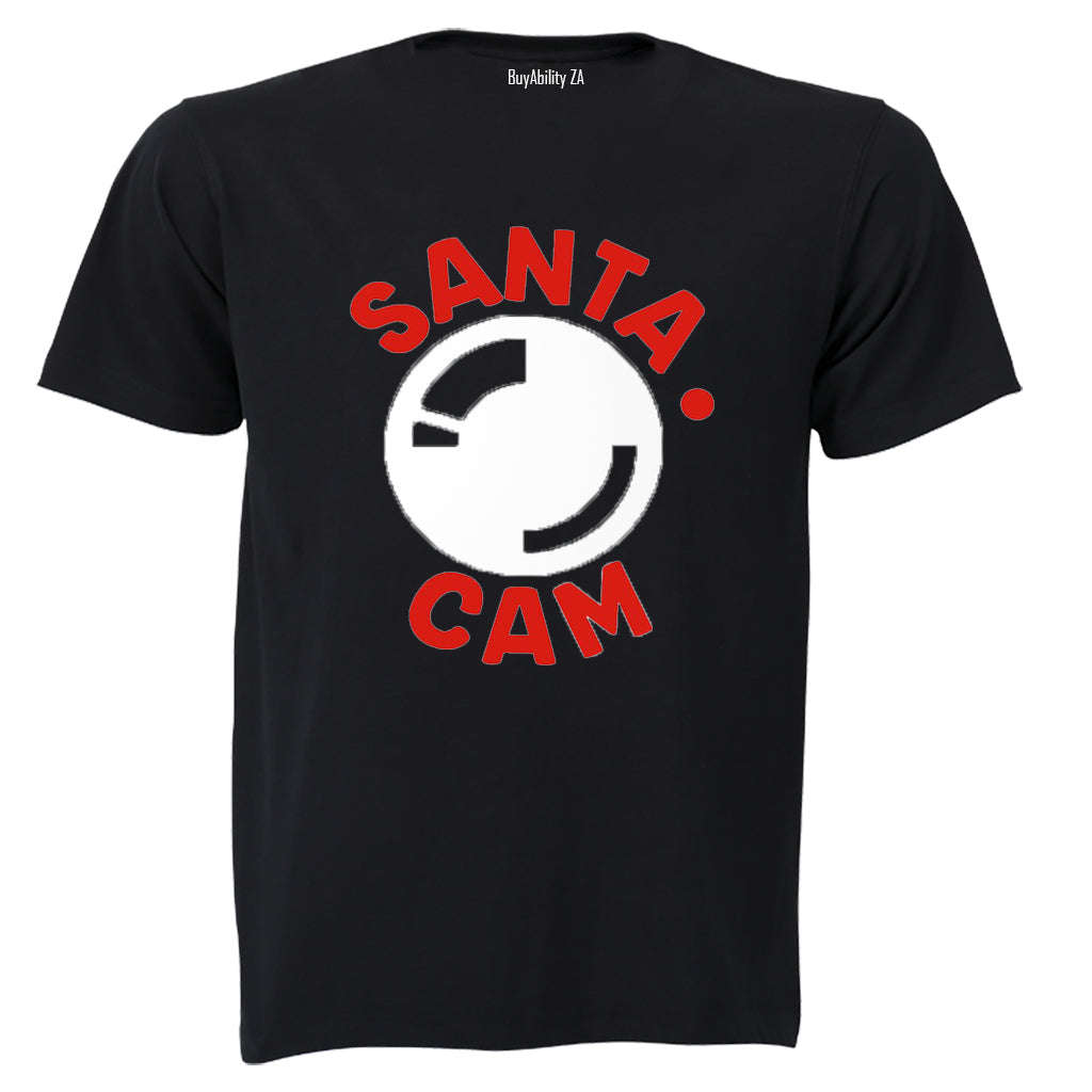 Santa Cam - Christmas - Adults - T-Shirt