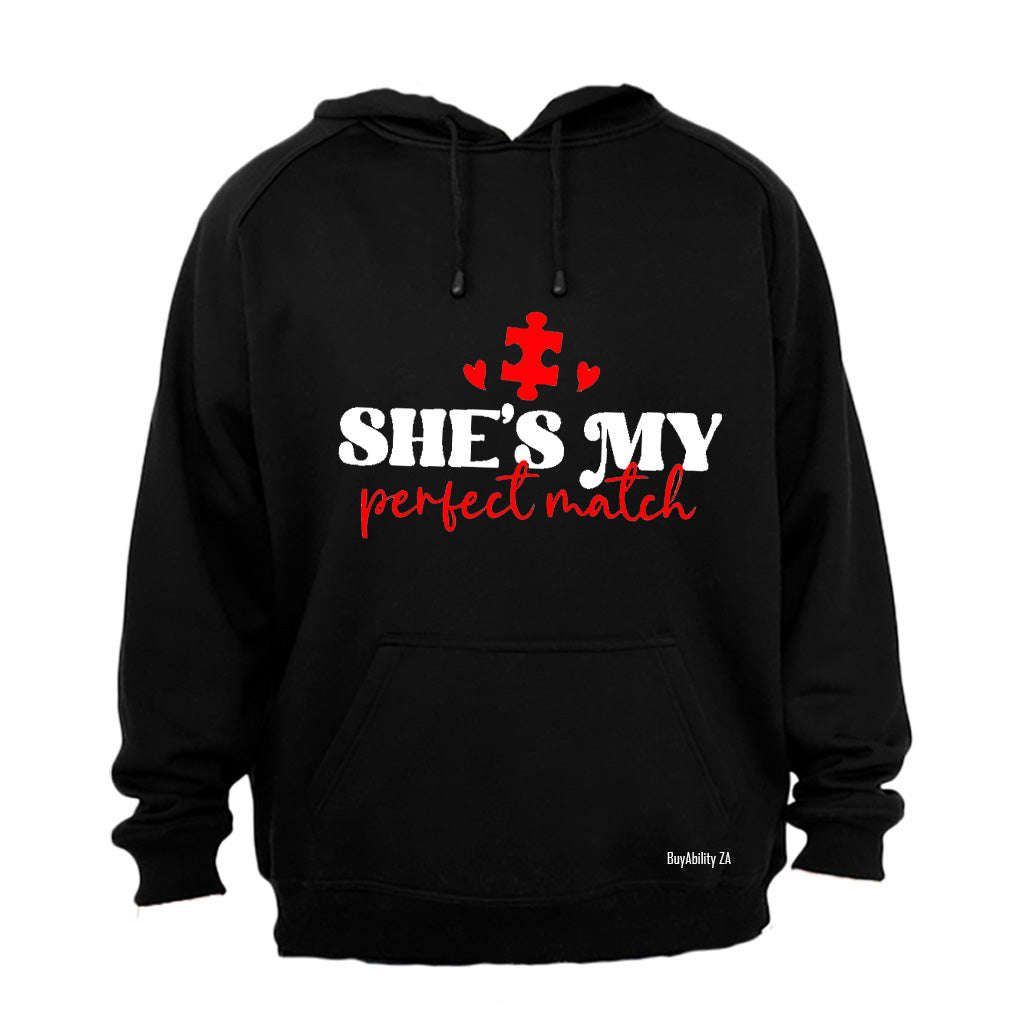 She's My Perfect Match - Valentine - Hoodie