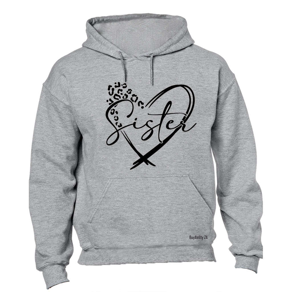 Sister - Heart - Hoodie