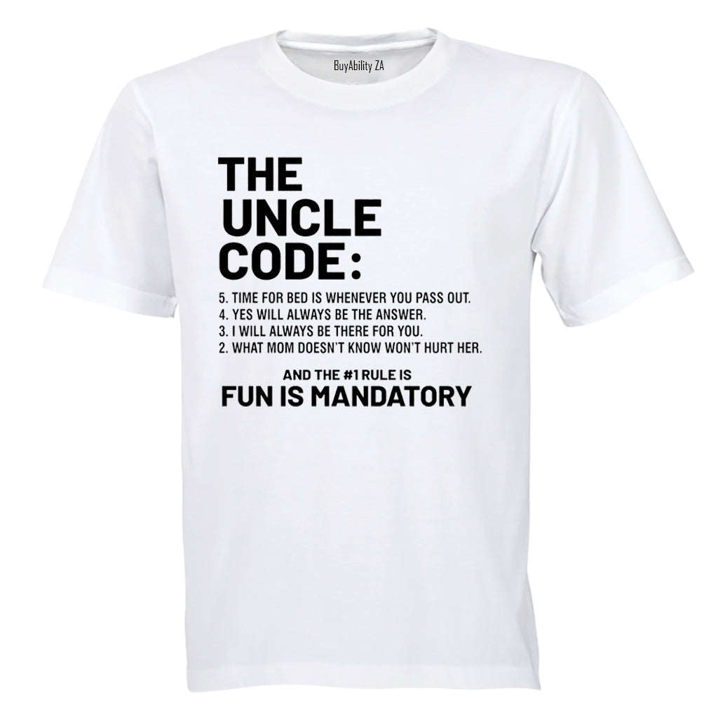 The Uncle Code - Adults - T-Shirt