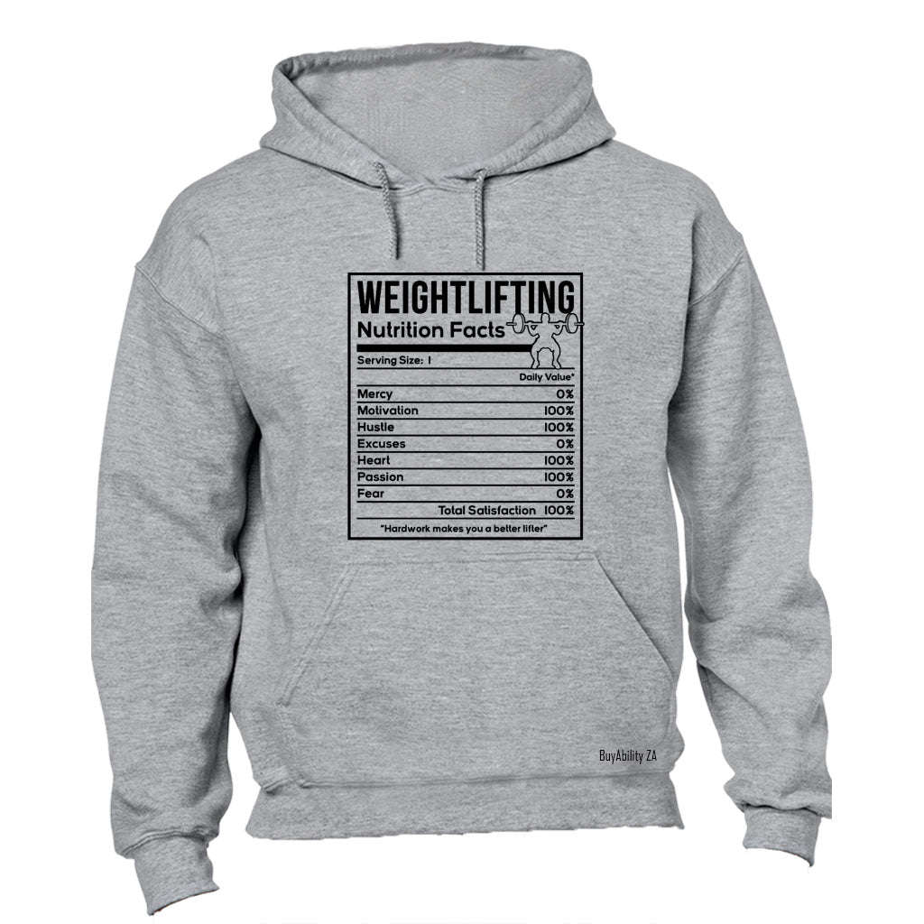 Weightlifting Nutrition - Hoodie