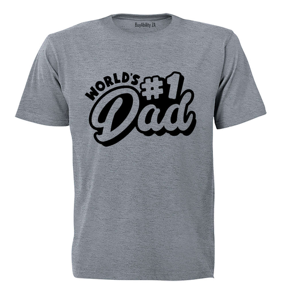 World's #1 Dad - Adults - T-Shirt