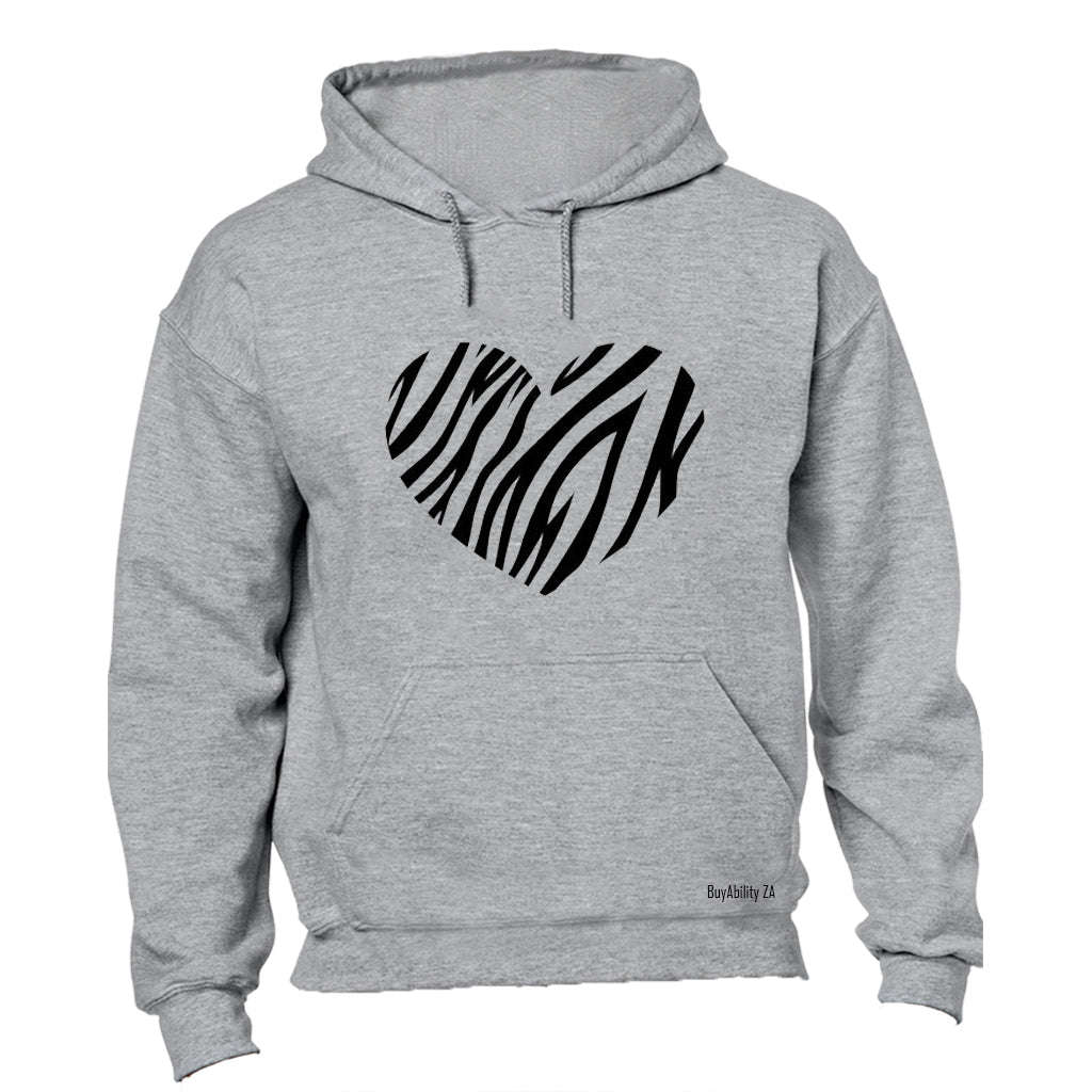 Zebra Heart - Hoodie