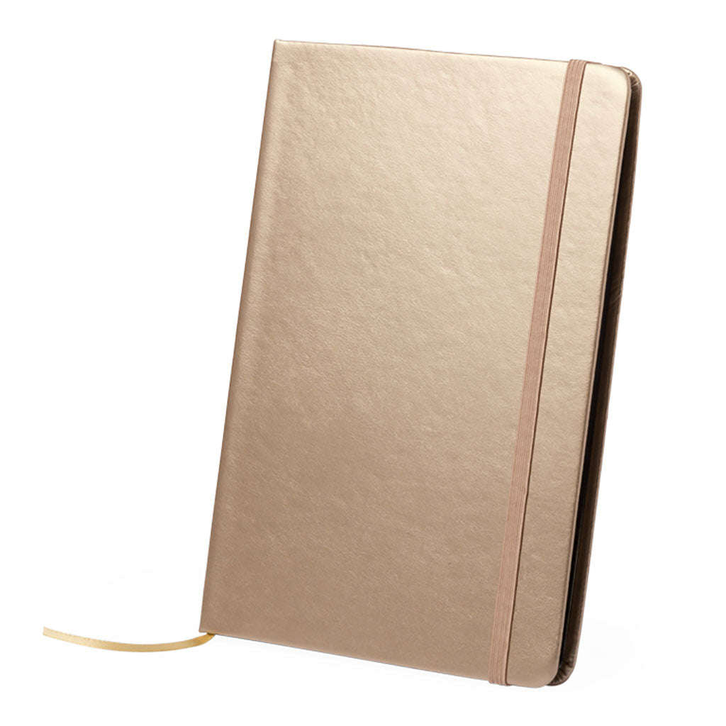 Golden Metallic A5 Notebook