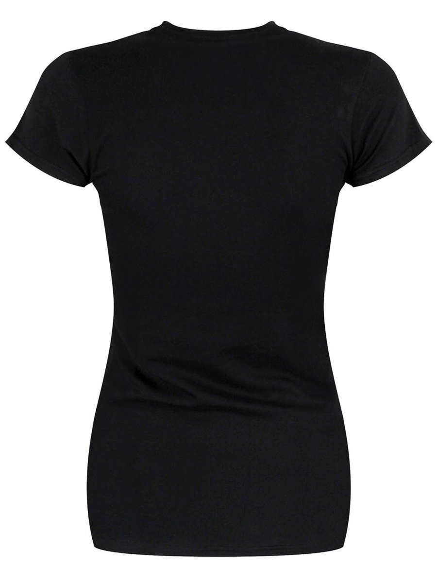 Rocking Santa - Christmas - Ladies - T-Shirt - S / Black / Long