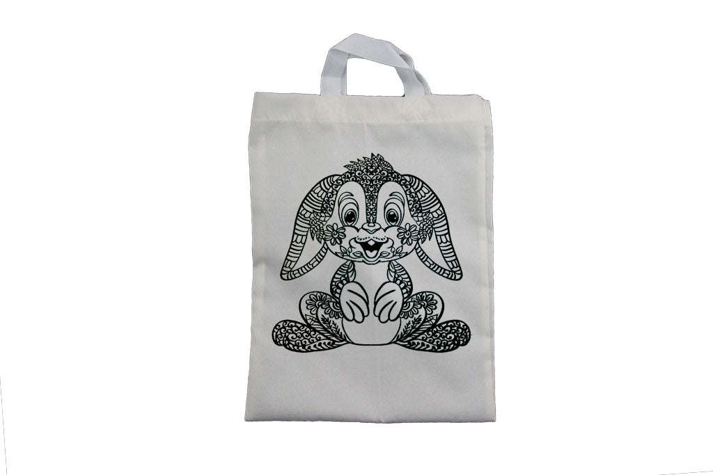 Bunny Stencil - Easter Bag