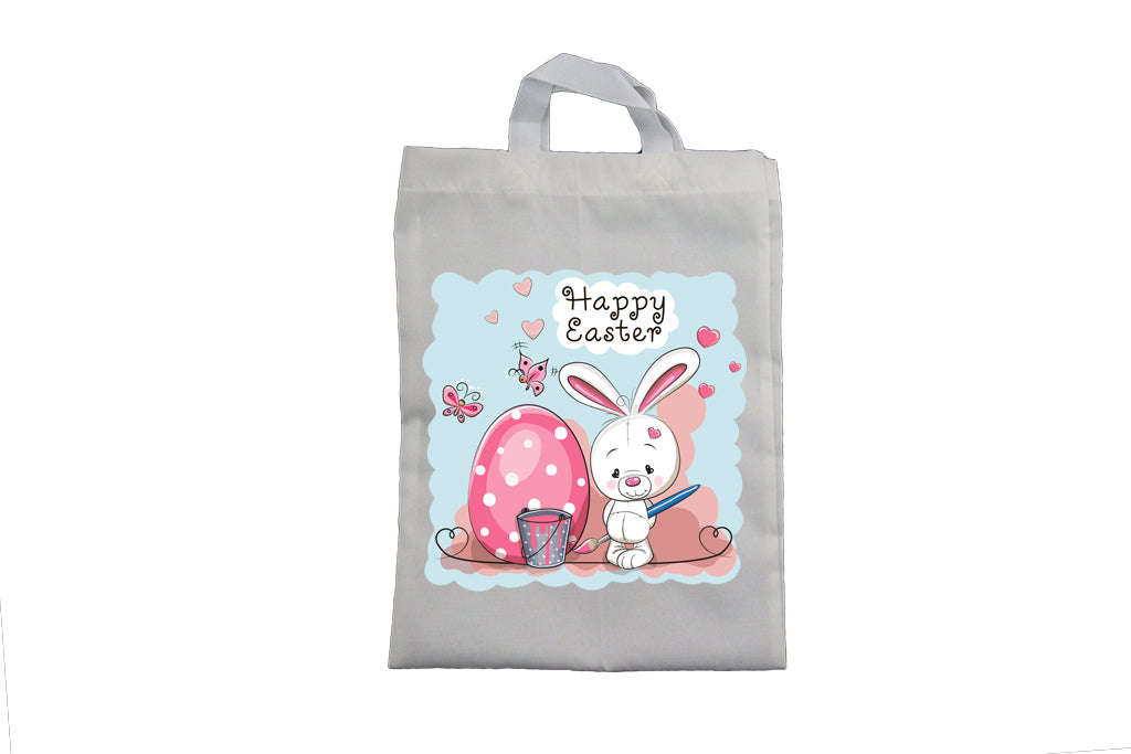 Happy Easter - Painter Bunny - Easter Bag