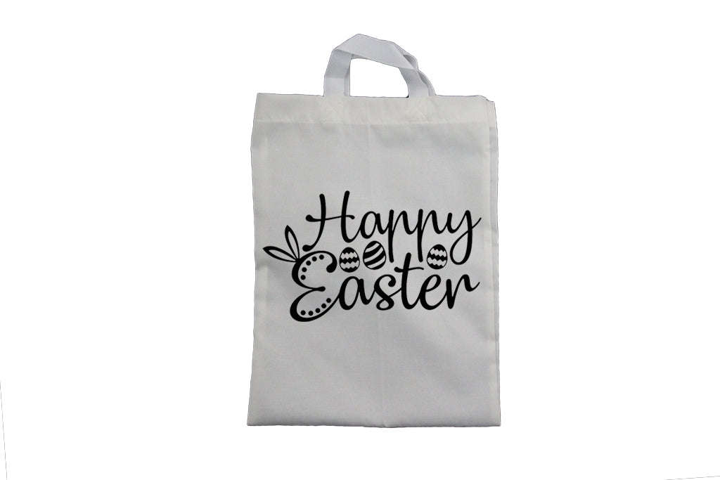 Happy Easter, Patterned Eggs - Easter Bag