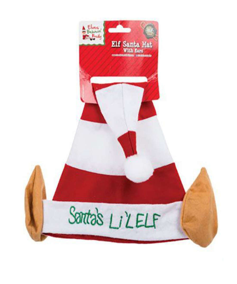 Christmas - Santa's Lil Elf Hat - Red & White