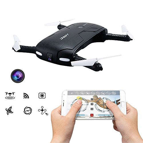 Pocket Selfie Drone Quadcopter, JJRC H37 Elfie Pocket Fold Portable Photography Wifi FPV With 0.3MP