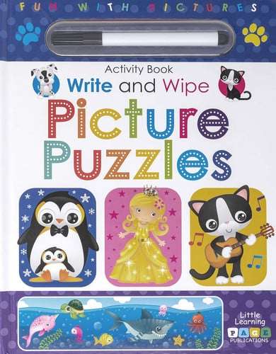 Write and Wipe Picture Puzzles