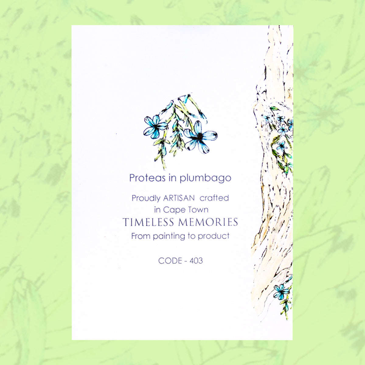 Proteas In Plumbago A7 Notebook