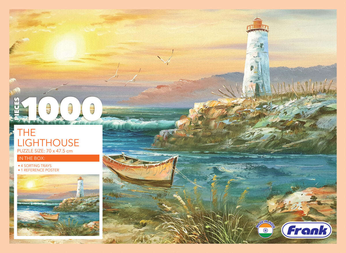 Frank The Lighthouse 1000 Piece Jigsaw Puzzle