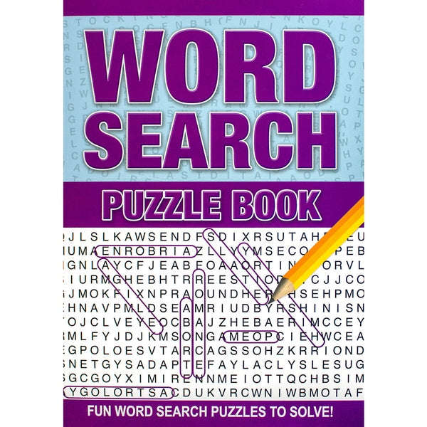 Word Search Purple Puzzle Book